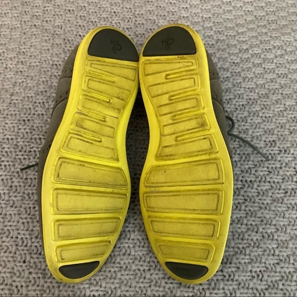 COLE HAAN Lunargrand Sz 7 (M) 9-9.5 (W) Oxford  Wingtip Gray Suede Shoes - Picture 7 of 10